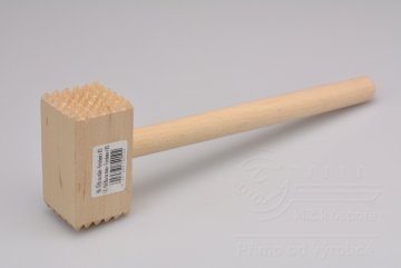 Dřevěná palička na maso - Kostka (27,5cm)