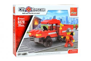 Stavebnice 0478, 99 dílků City Rescue -…