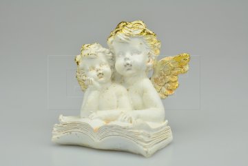 Plastoví andělíčci s knihou (8x8cm)