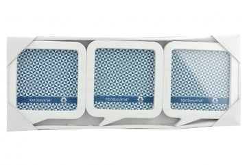 Set 3ks bílých rámečků s magnetem - Na fotografie 10x10cm